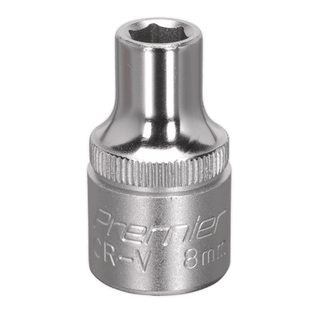 Sealey WallDrive Socket 8mm 1/2"Sq Drive Model No-S1208
