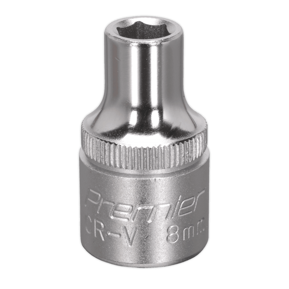 Sealey WallDrive Socket 8mm 1/2"Sq Drive Model No-S1208