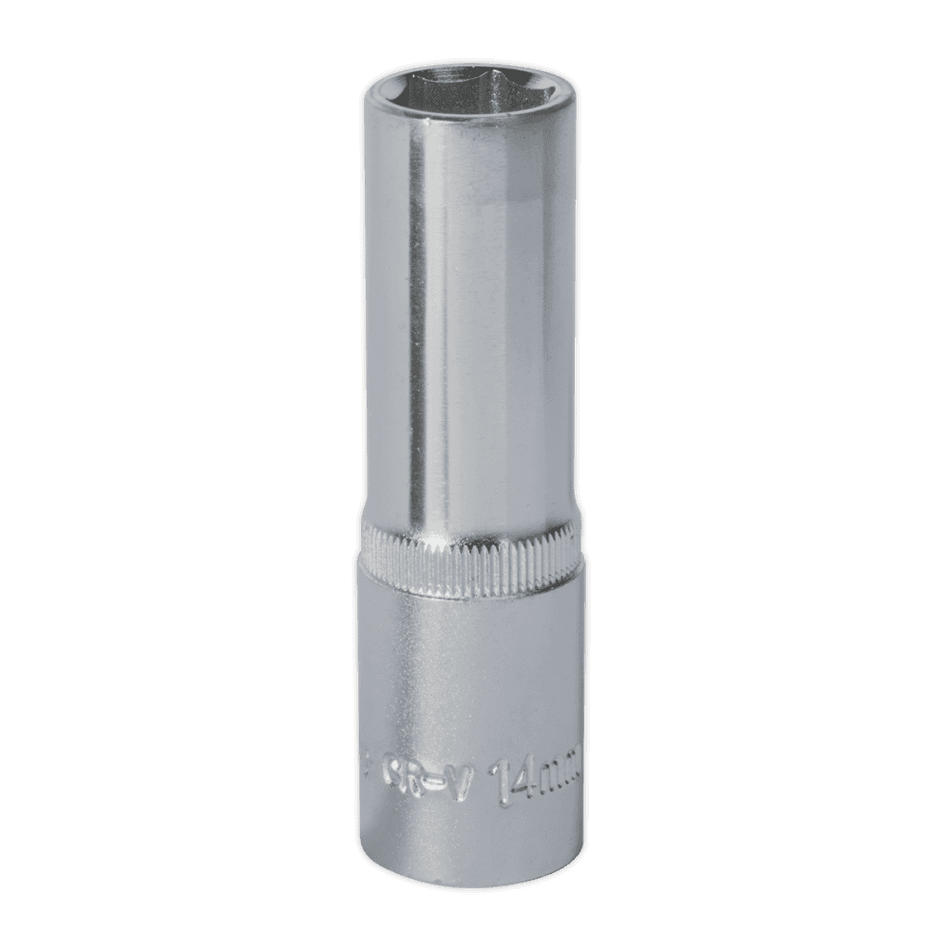 Sealey WallDrive Socket 14mm Deep 1/2"Sq Drive Model No-S1214D
