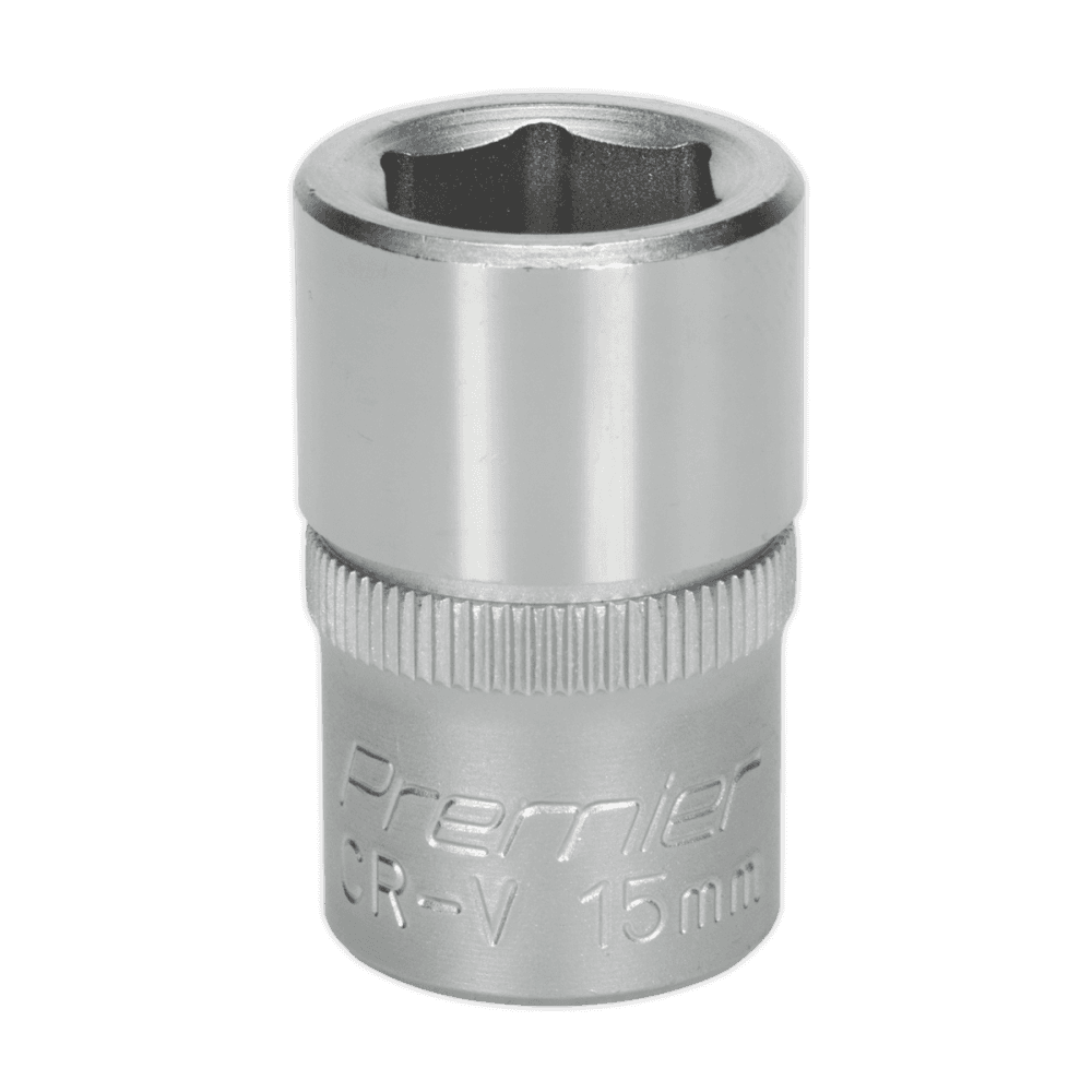 Sealey WallDrive Socket 15mm 1/2"Sq Drive Model No-S1215