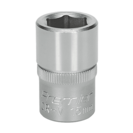 Sealey WallDrive Socket 15mm 1/2"Sq Drive Model No-S1215