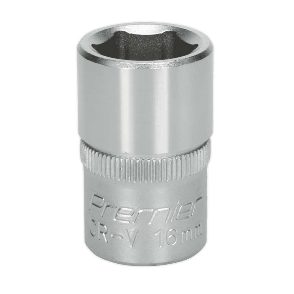 Sealey WallDrive Socket 16mm 1/2"Sq Drive Model No-S1216