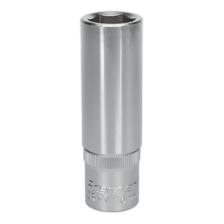 Sealey WallDrive Socket 16mm Deep 1/2"Sq Drive Model No-S1216D