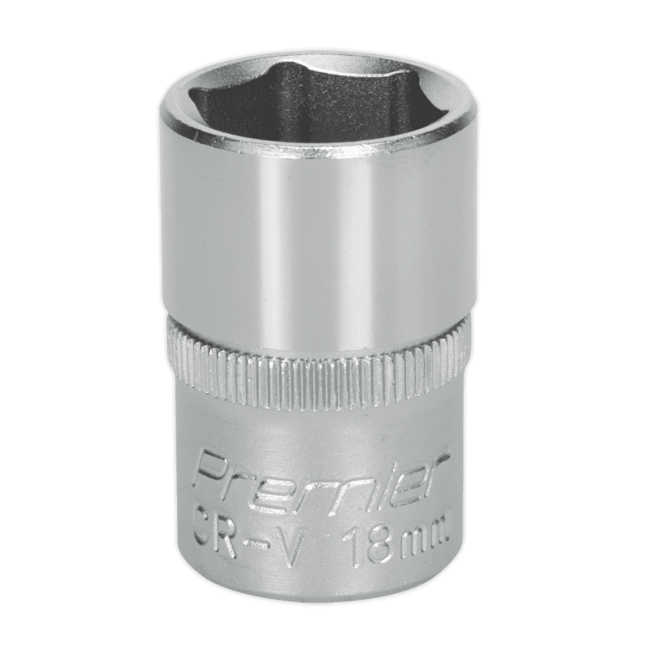 Sealey WallDrive Socket 18mm 1/2"Sq Drive Model No-S1218