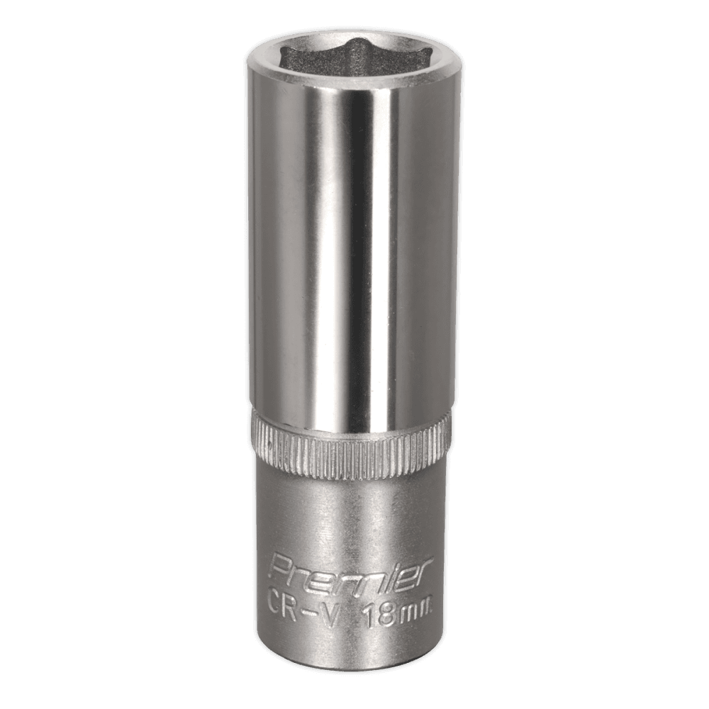 Sealey WallDrive Socket 18mm Deep 1/2"Sq Drive Model No-S1218D