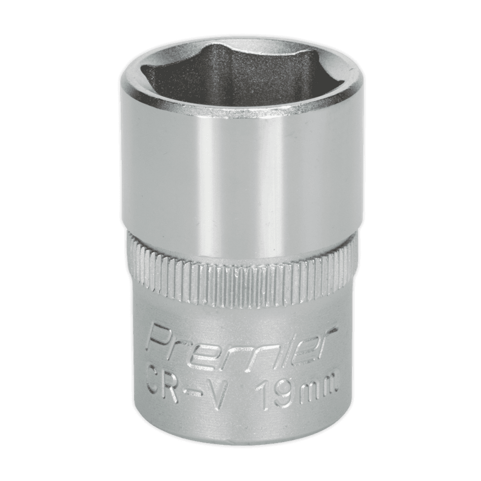Sealey WallDrive Socket 19mm 1/2"Sq Drive Model No-S1219