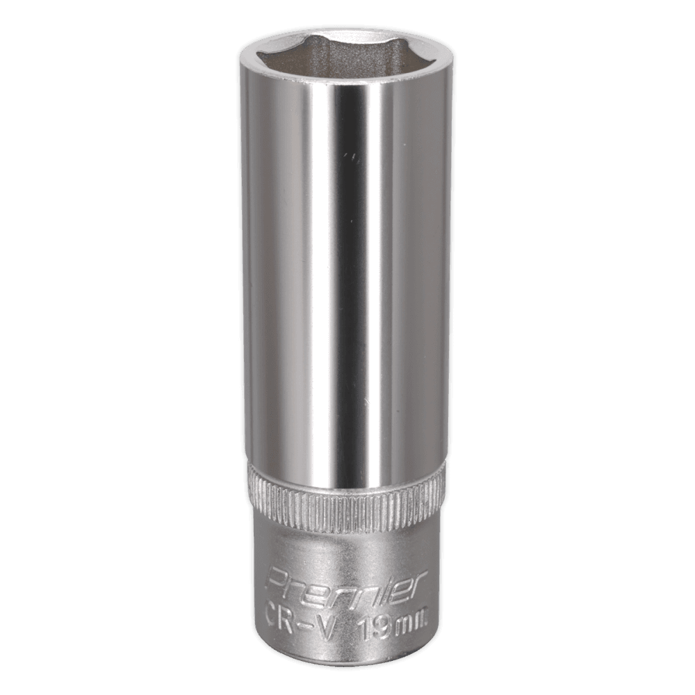 Sealey WallDrive Socket 19mm Deep 1/2"Sq Drive Model No-S1219D