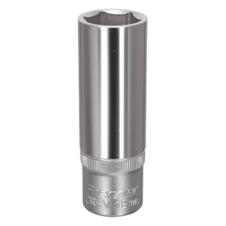 Sealey WallDrive Socket 19mm Deep 1/2"Sq Drive Model No-S1219D