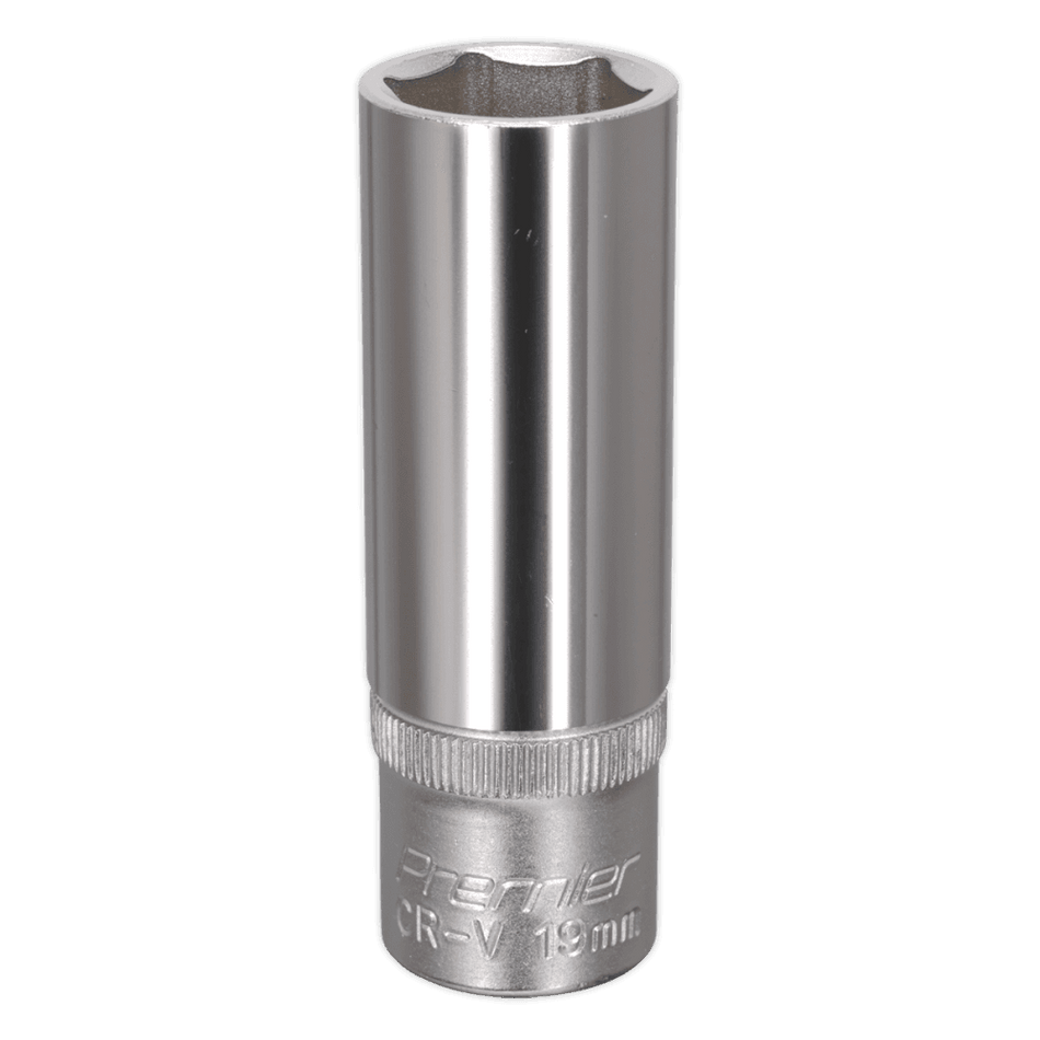 Sealey WallDrive Socket 19mm Deep 1/2"Sq Drive Model No-S1219D
