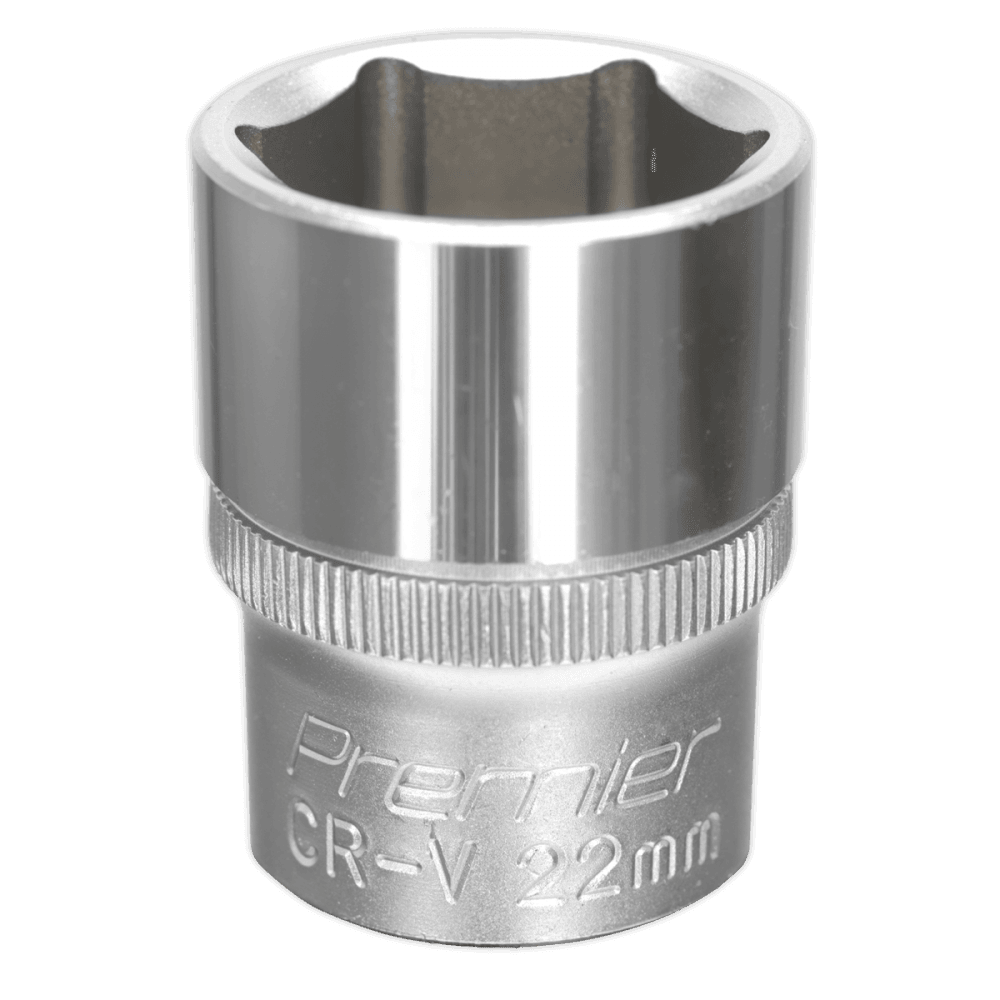 Sealey WallDrive Socket 22mm 1/2"Sq Drive Model No-S1222