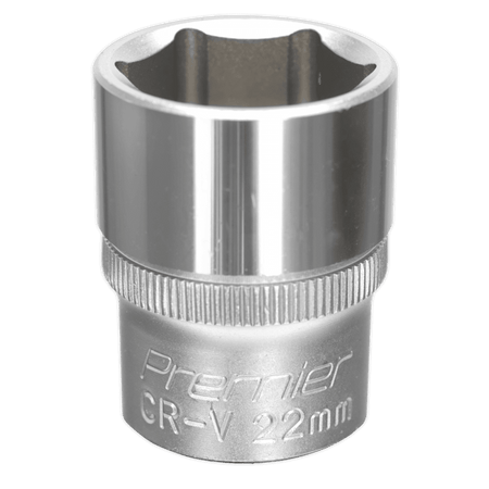 Sealey WallDrive Socket 22mm 1/2"Sq Drive Model No-S1222