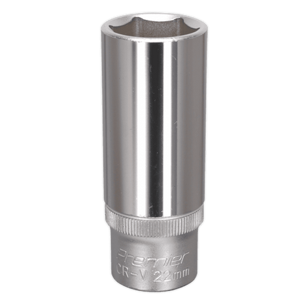 Sealey WallDrive Socket 22mm Deep 1/2"Sq Drive Model No-S1222D