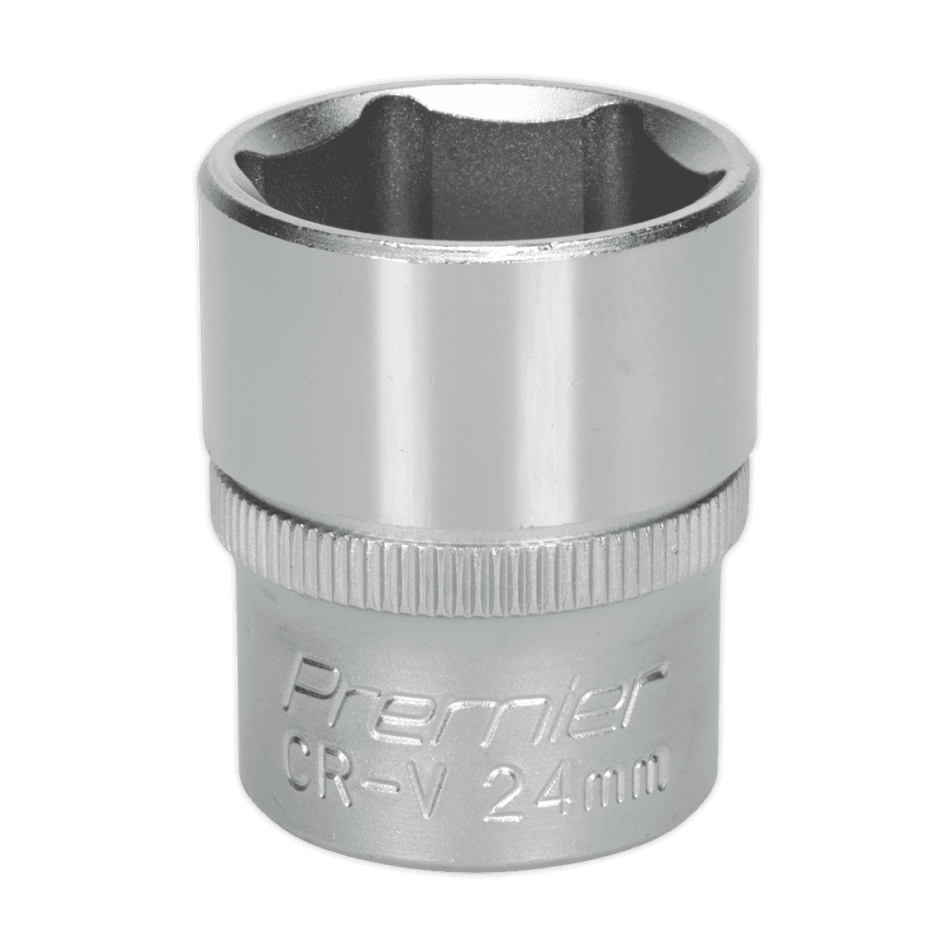 Sealey WallDrive Socket 24mm 1/2"Sq Drive Model No-S1224