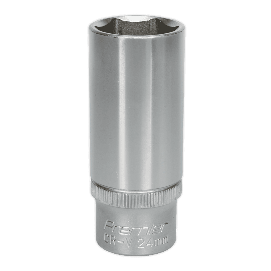 Sealey WallDrive Socket 24mm Deep 1/2"Sq Drive Model No-S1224D