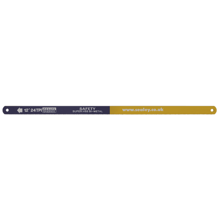 Sealey Hacksaw Blade 300mm HSS Bi-Metal 24tpi Pack of 5 Model No- HSB0524