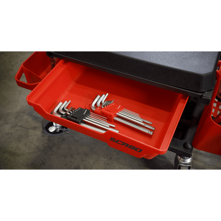 Sealey Mechanic's Deluxe Detailing Utility Seat Model No- SCR90