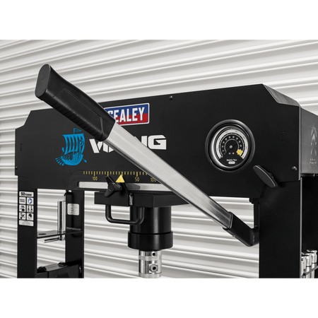 Sealey Viking Air/Hydraulic Press 50 Tonne Floor Type with Sliding Ram and Foot Pedal Model No- PPF501S