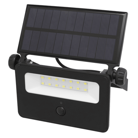 Sealey Extra-Slim Solar Floodlight with Wall Bracket 16W SMD LED Model No- LED16S