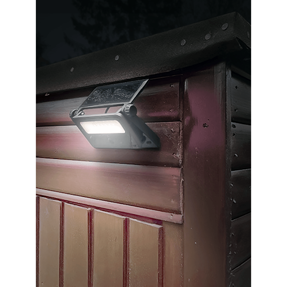 Sealey Extra-Slim Solar Floodlight with Wall Bracket 16W SMD LED Model No- LED16S