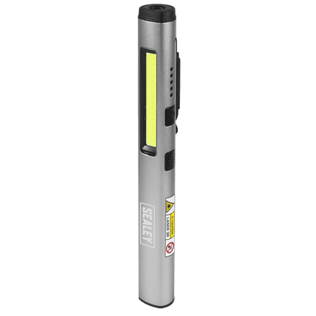 Sealey Penlight Torch with UV 5W COB & 3W SMD LED with Laser Pointer Rechargeable Model No- LED450UV