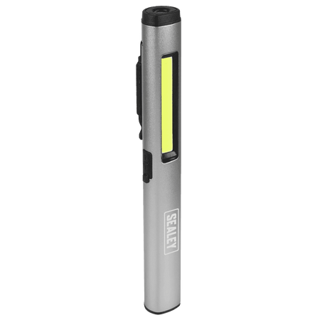 Sealey Penlight Torch with UV 5W COB & 3W SMD LED with Laser Pointer Rechargeable Model No- LED450UV