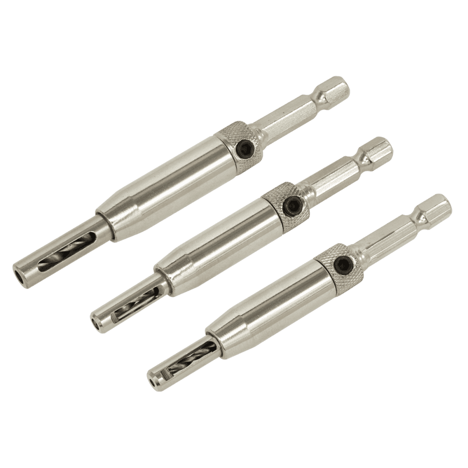 Sealey Hinge Drill Set 3pc Model No- AK3HD