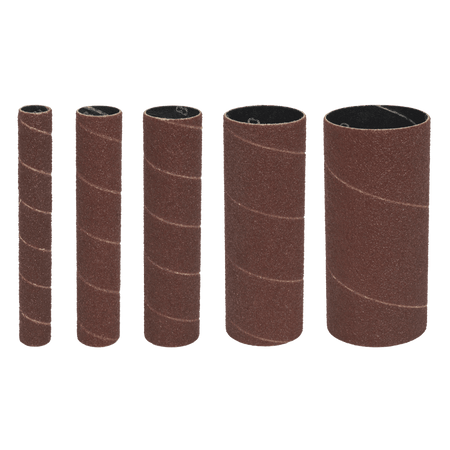 Sealey Assorted Sanding Sleeves 80 Grit - Pack of 5 Model No- SS5ASS