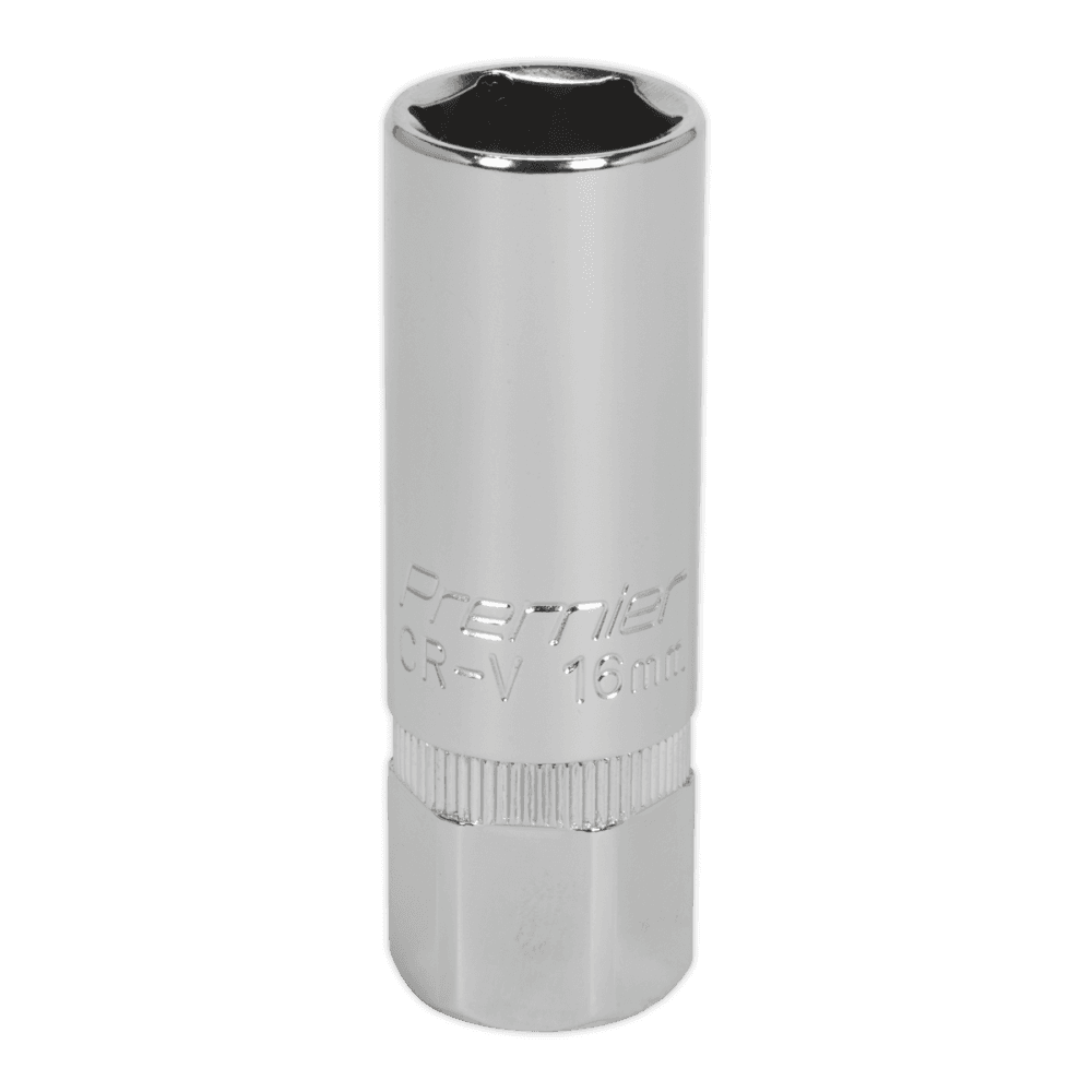 Sealey Spark Plug Socket 16mm 1/2"Sq Drive Model No-S12SP10