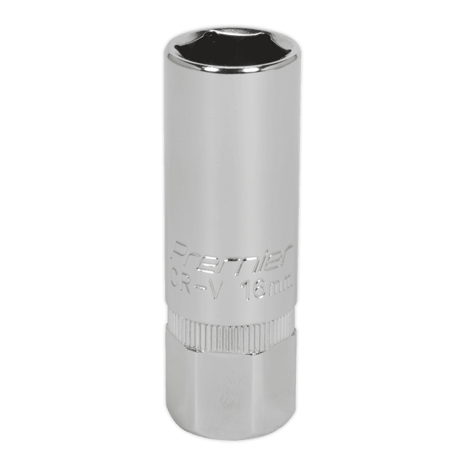 Sealey Spark Plug Socket 16mm 1/2"Sq Drive Model No-S12SP10