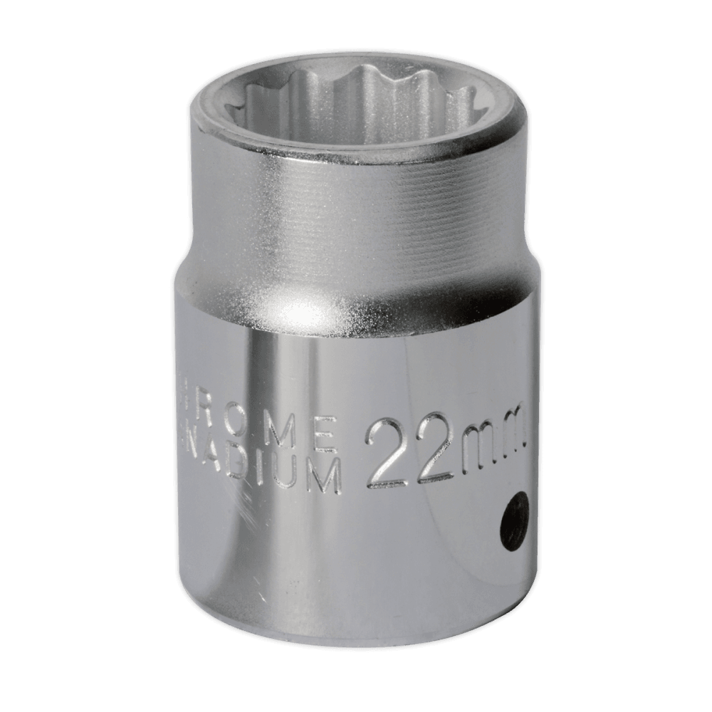 Sealey WallDrive Socket 22mm 3/4"Sq Drive Model No-S34/22