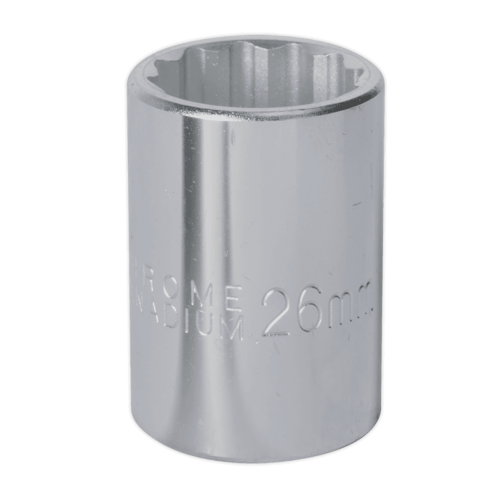 Sealey WallDrive Socket 26mm 3/4"Sq Drive Model No-S34/26