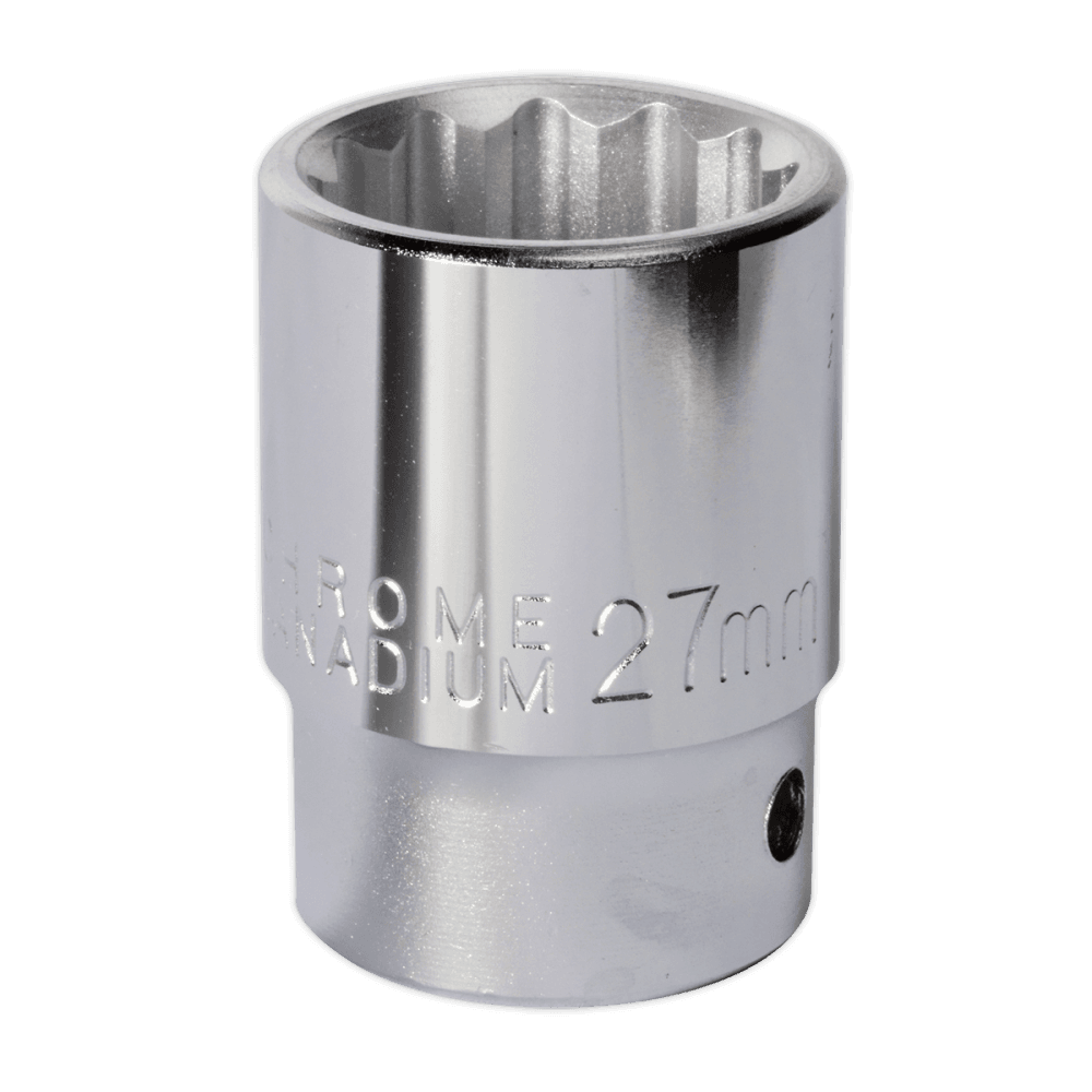 Sealey WallDrive Socket 27mm 3/4"Sq Drive Model No-S34/27