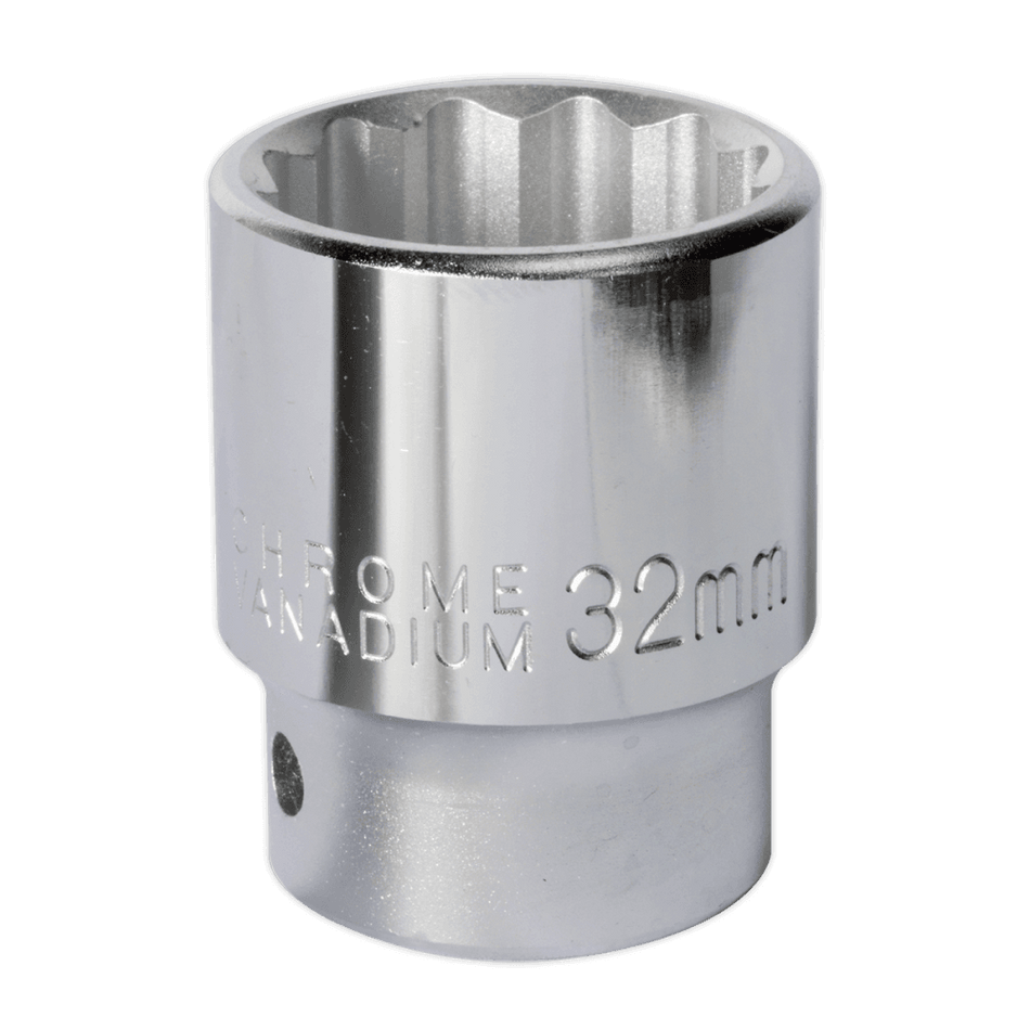 Sealey WallDrive Socket 32mm 3/4"Sq Drive Model No-S34/32