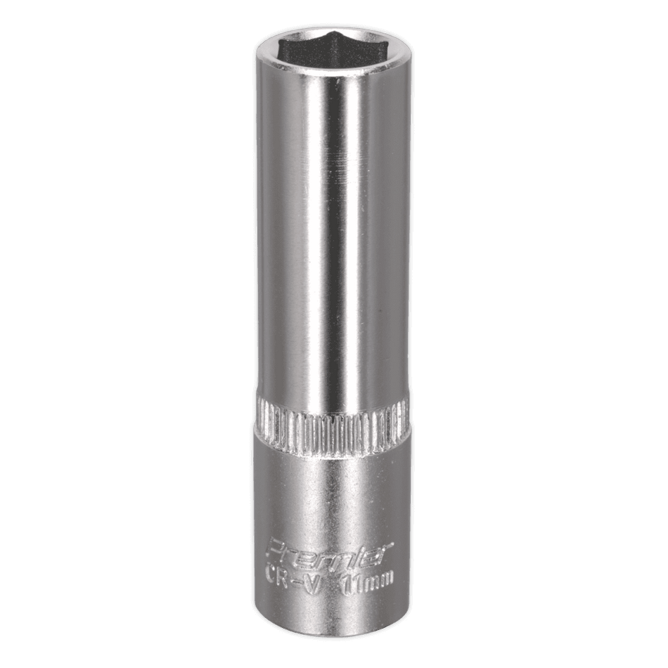 Sealey WallDrive Socket 11mm Deep 3/8"Sq Drive Model No-S3811D