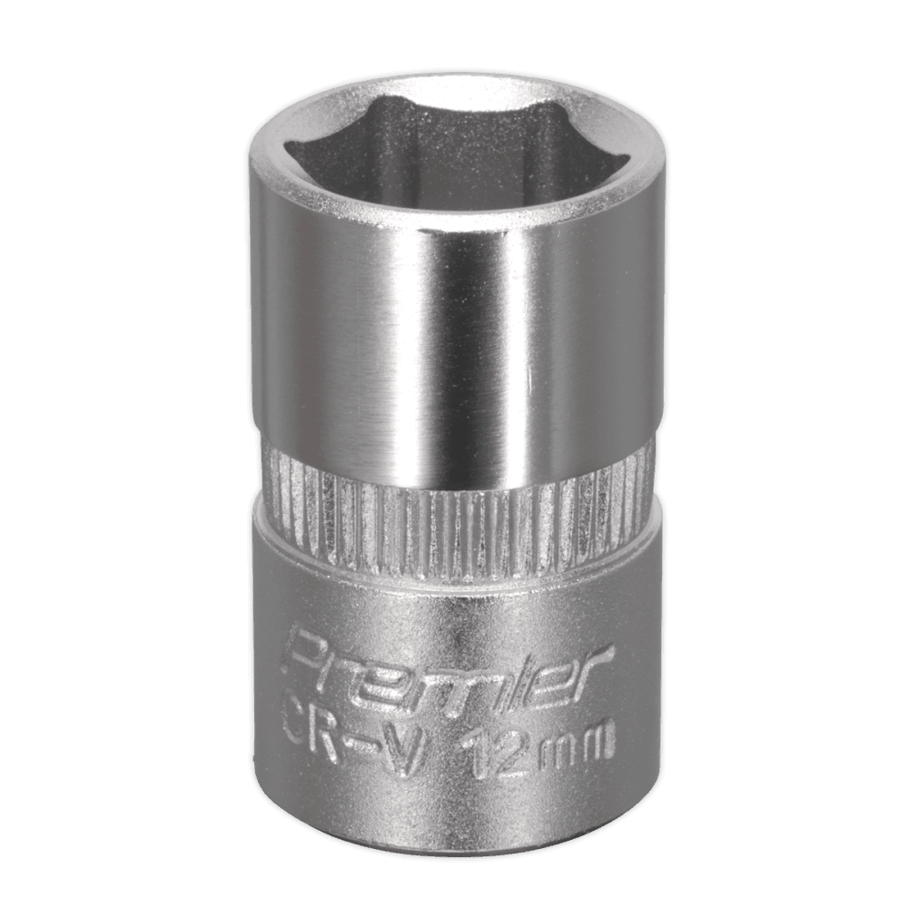 Sealey WallDrive Socket 12mm 3/8"Sq Drive Model No-S3812