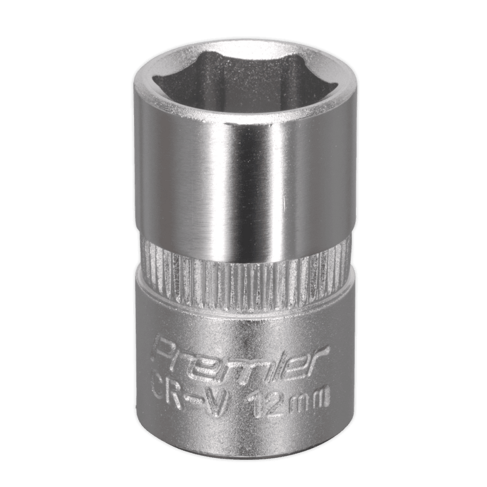 Sealey WallDrive Socket 12mm 3/8"Sq Drive Model No-S3812