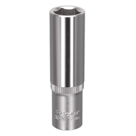 Sealey WallDrive Socket 12mm Deep 3/8"Sq Drive Model No-S3812D