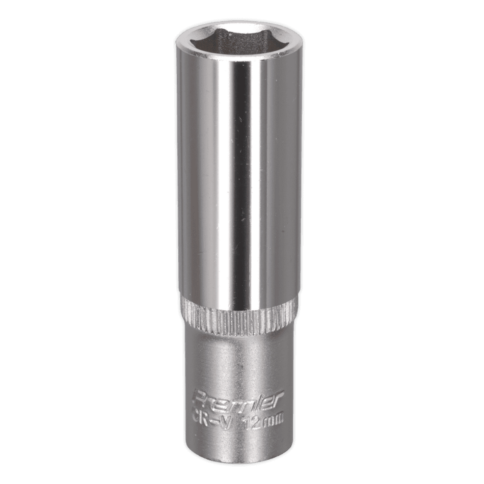 Sealey WallDrive Socket 12mm Deep 3/8"Sq Drive Model No-S3812D