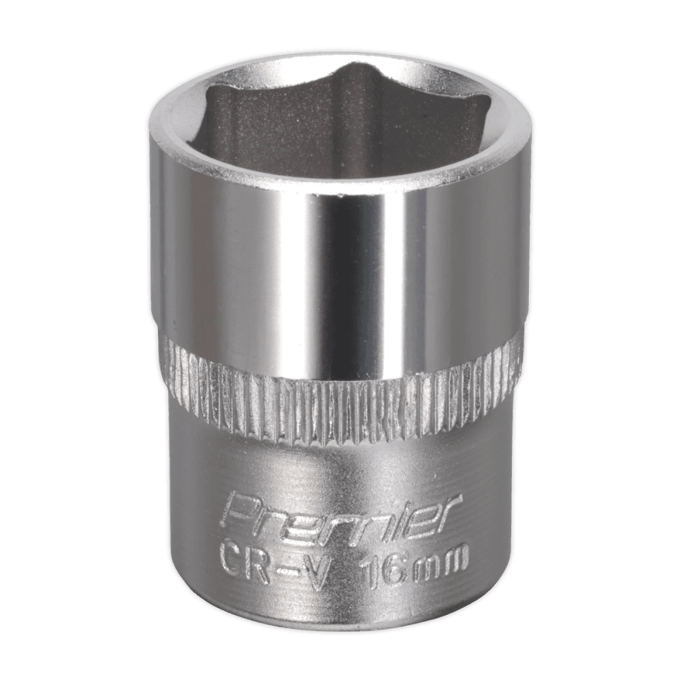 Sealey WallDrive Socket 16mm 3/8"Sq Drive Model No-S3816