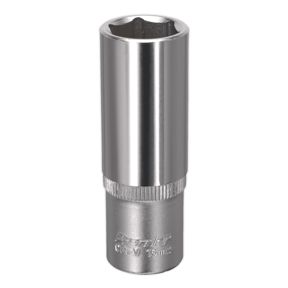 Sealey WallDrive Socket 16mm Deep 3/8"Sq Drive Model No-S3816D