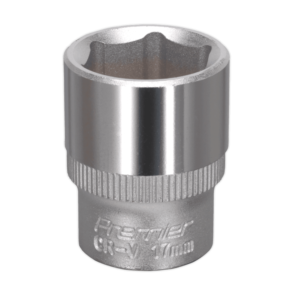Sealey WallDrive Socket 17mm 3/8"Sq Drive Model No-S3817