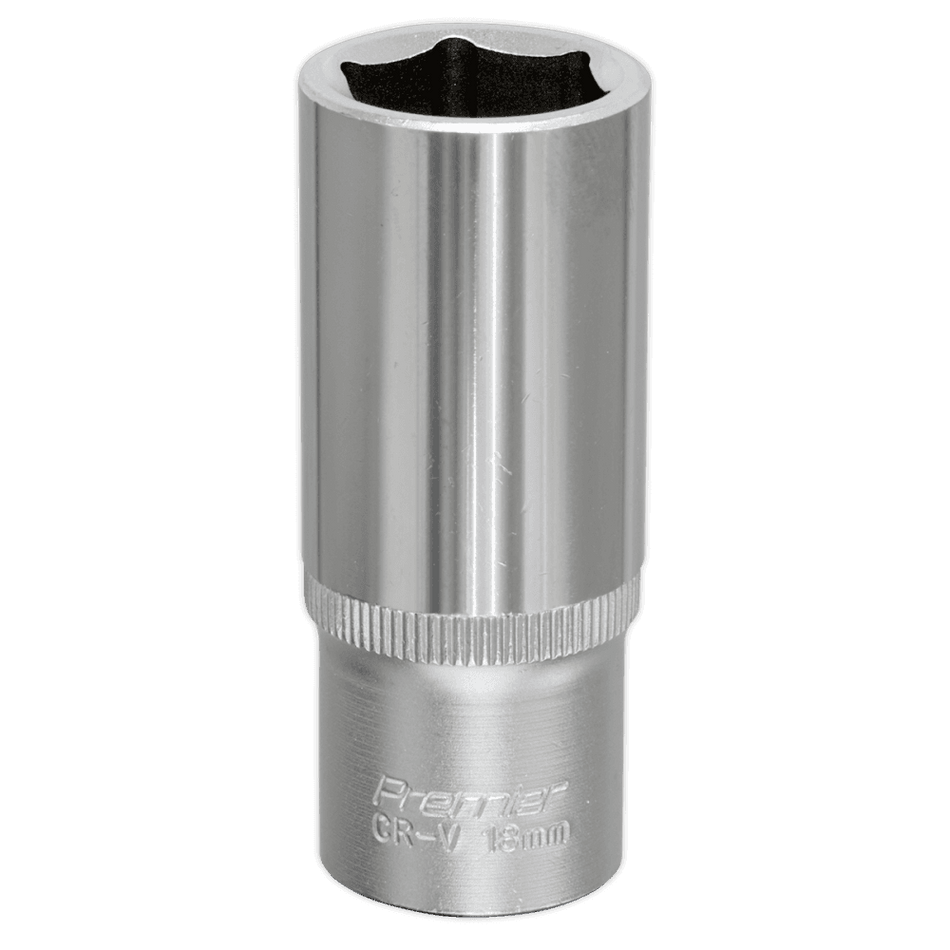 Sealey WallDrive Socket 18mm Deep 3/8"Sq Drive Model No-S3818D