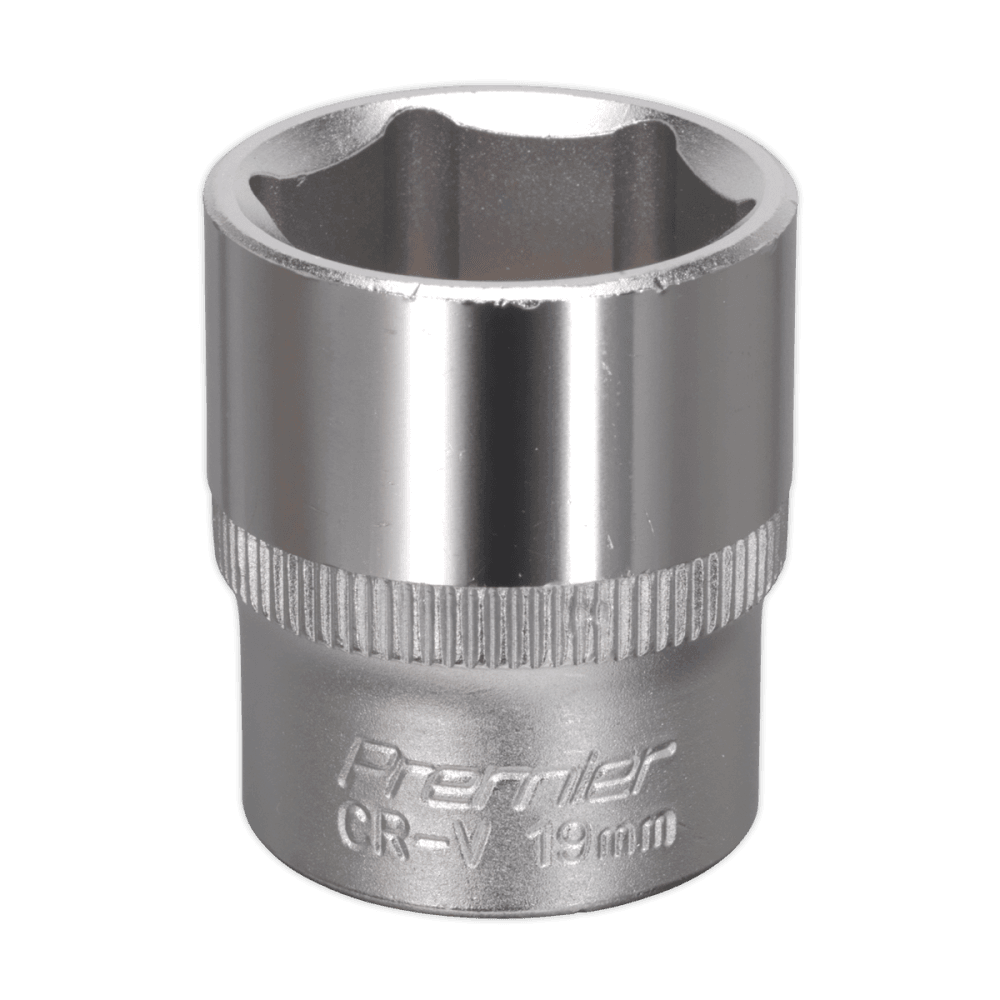 Sealey WallDrive Socket 19mm 3/8"Sq Drive Model No-S3819