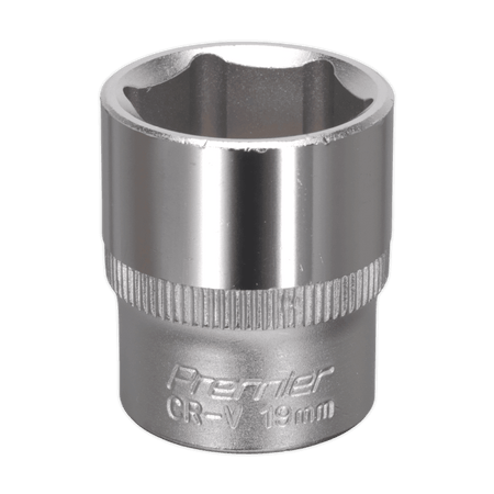 Sealey WallDrive Socket 19mm 3/8"Sq Drive Model No-S3819