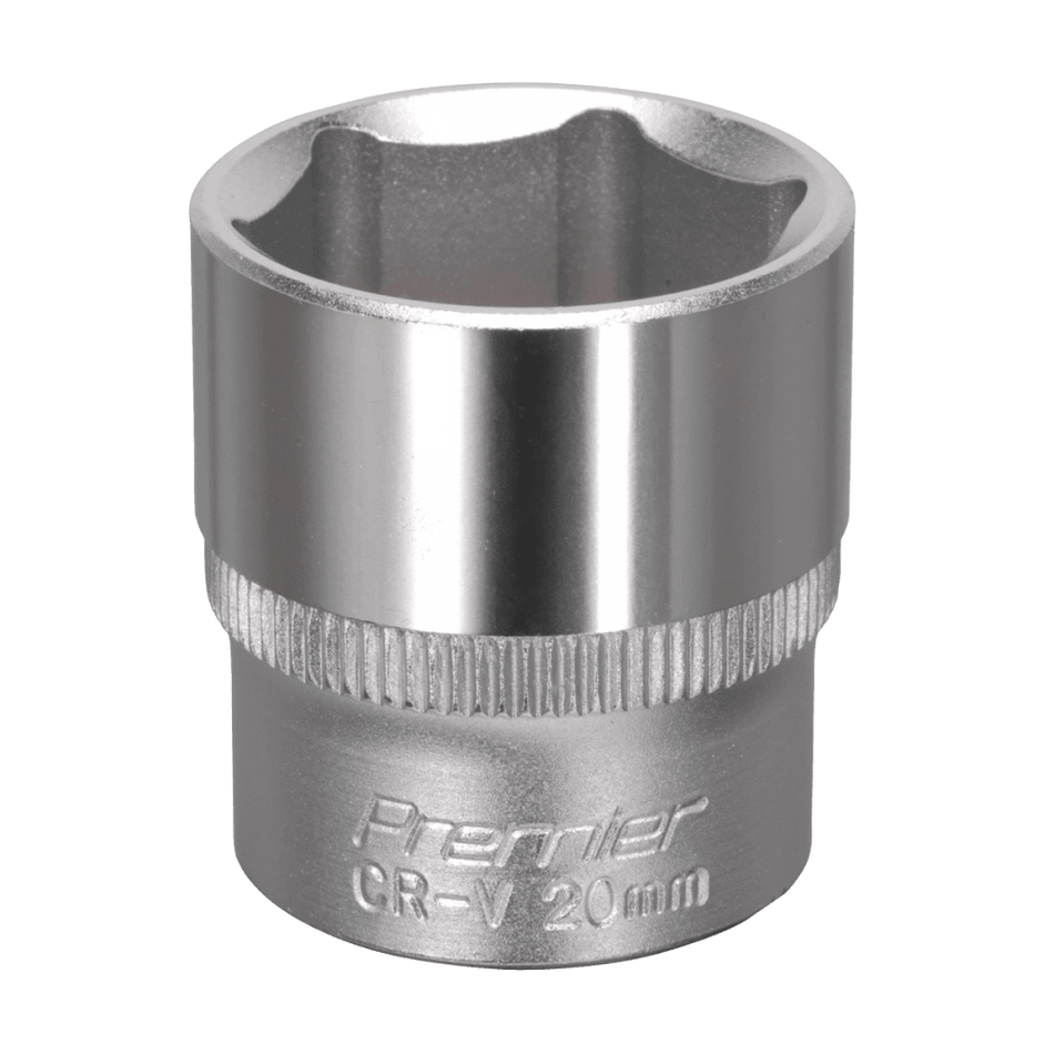 Sealey WallDrive Socket 20mm 3/8"Sq Drive Model No-S3820
