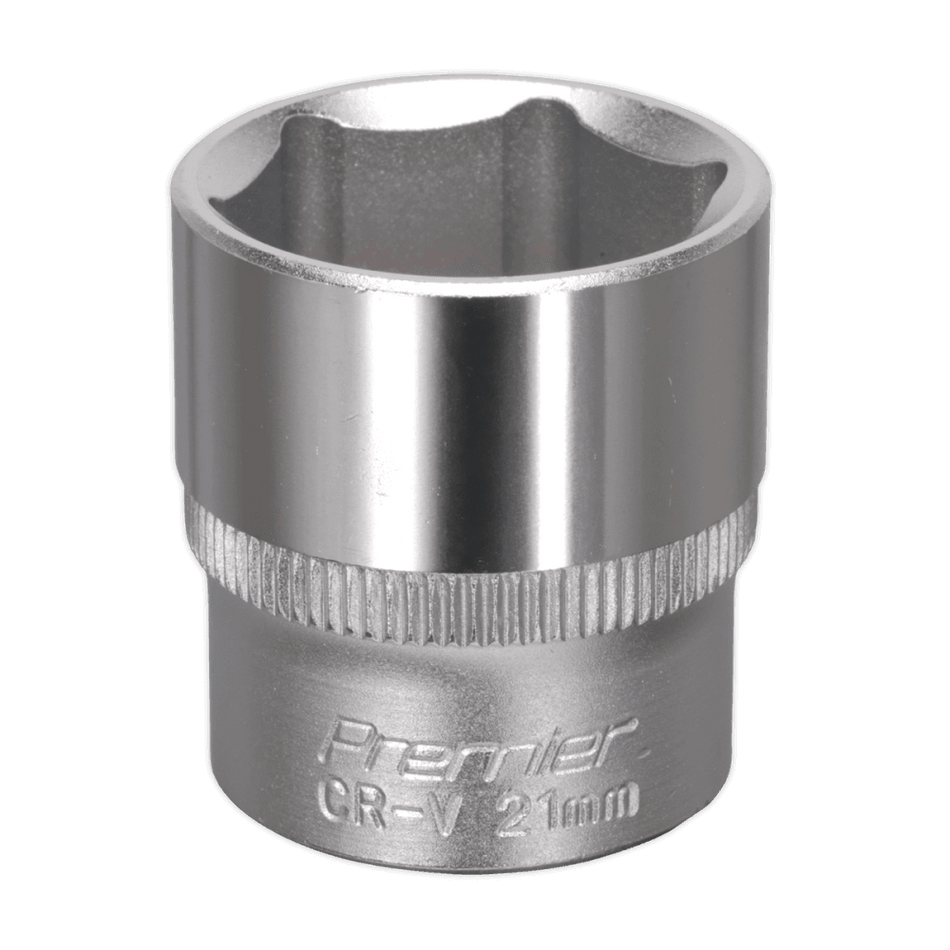 Sealey WallDrive Socket 21mm 3/8"Sq Drive Model No-S3821