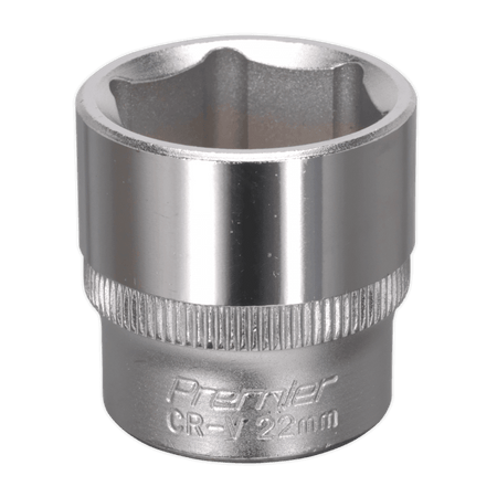 Sealey WallDrive Socket 22mm 3/8"Sq Drive Model No-S3822