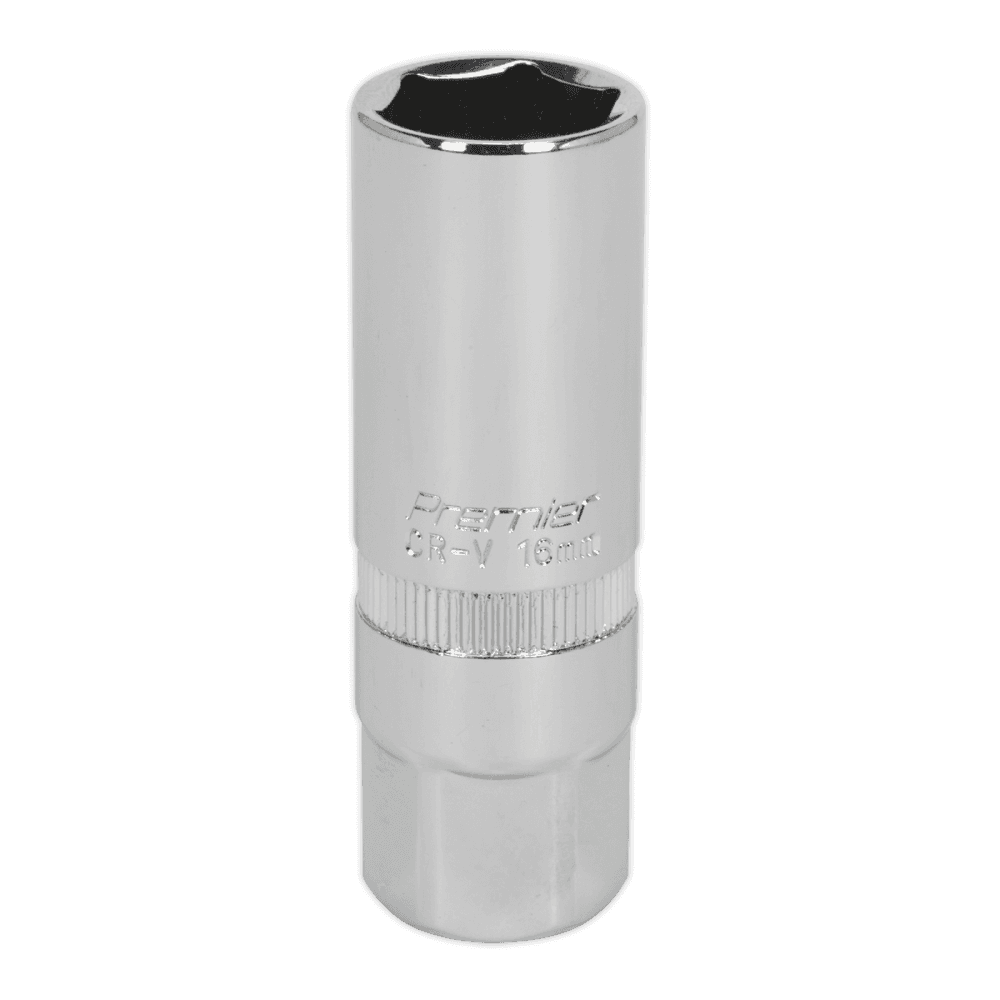Sealey Spark Plug Socket 16mm 3/8"Sq Drive Model No-S38SP10