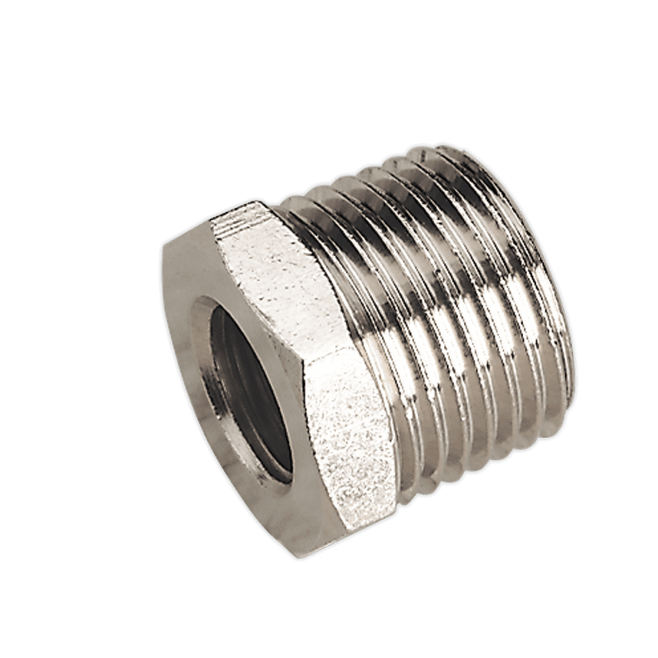 Sealey Adaptor 1/2"BSPT Male to 1/4"BSP Female Model No-SA1/1214F