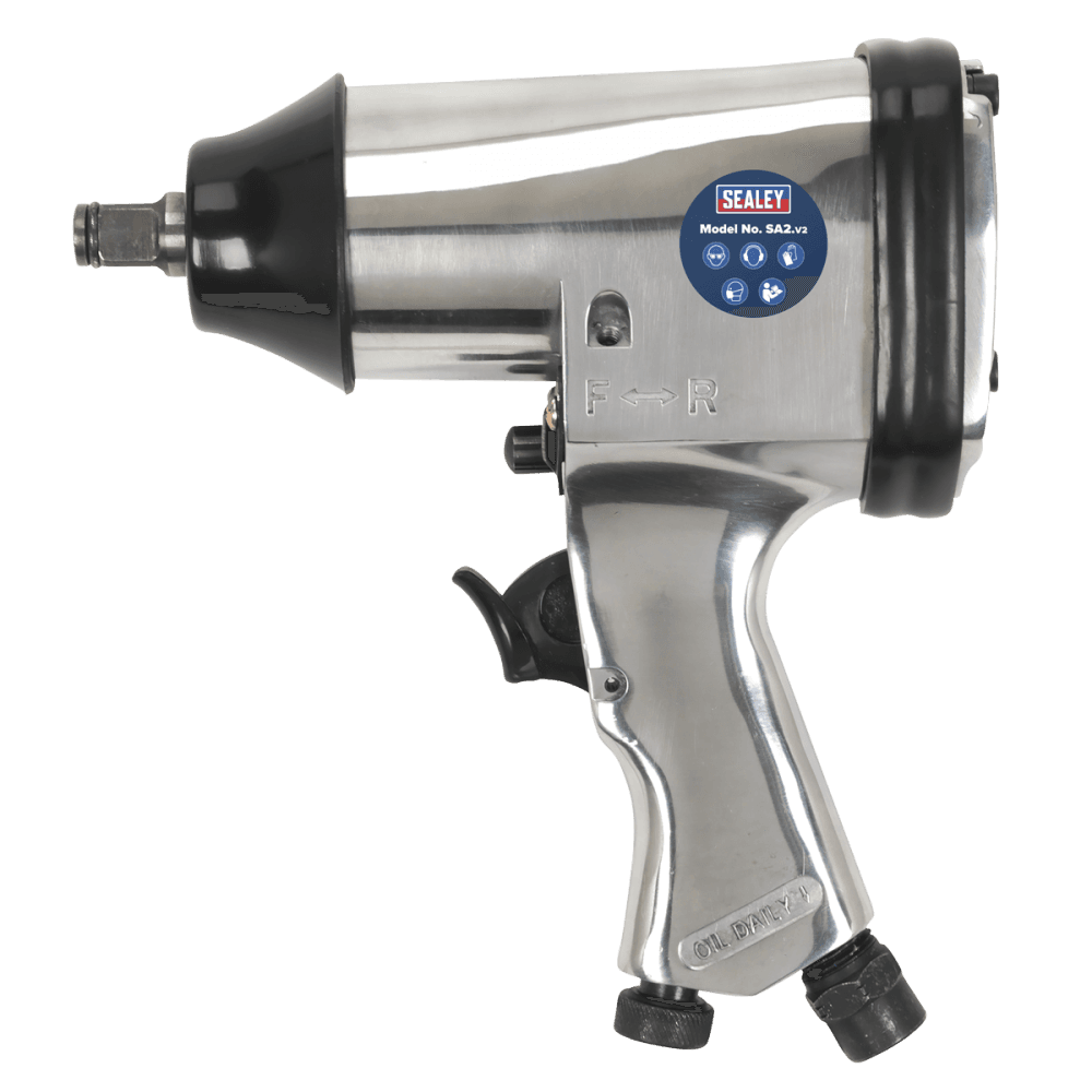 Sealey Air Impact Wrench 1/2"Sq Drive Model No-SA2